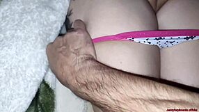 The young virgin stepdaughter with her fluffy pussy let him touch her gently. She begged for anal only to keep her virginity intact.