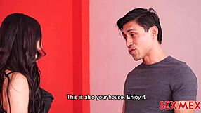 Hey, recalling those fun old times with step-sister Angie Miller in this Sexmex clip.