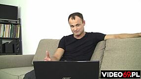 What happens when a casting interview turns into something unexpectedly wild with Toxic Fucker in Polish porno films