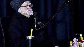 The narrative unfolds with a naughty interview full of wild antics featuring Flor de Damiana and Vovô Moai in Porn Cast Brazil part 6 on sheer red