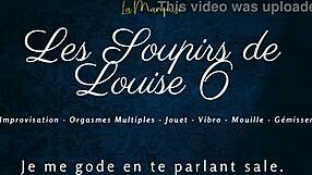 Hey, isn't it wild how Louise hits those intense peaks in this French audio solo session?