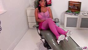 BIG TITS Nympho MILF Jasmine Black TRICKED to INTENSE FFM FUCK by Doctor and Nurse