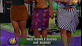 Blonde Brazilian Suggests Ripped Clothes In Super Positive Striptease On TV