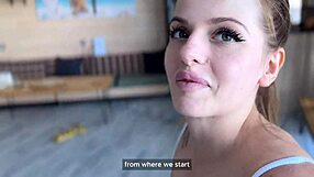 Can You Imagine Showing Off Every Sexy Spot in the House for Intense Creampie Action with Cute Brunette Bunny?