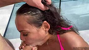 why not give this sloppy deepthroat blowjob with latina carmela clutch outside a try?