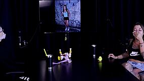 The narrative unfolds with a naughty interview full of wild antics featuring Flor de Damiana and Vovô Moai in Porn Cast Brazil part 6 on sheer red