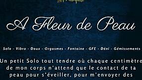 A Fleur De Peau - French Dirty Talk Solo Female With Intense Expressions And Teasing Gestures