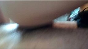 hot mature gets cum load right on her juicy ass cheeks!