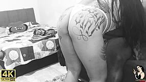 Fan Cums Fast From Tattooed Redhead Paty Angel's Intense Blowjob In This Steamy Trailer.