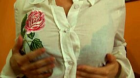 oiling up my puffy nipples and uh feeling them get all slippery