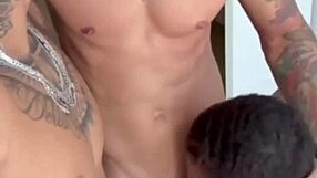 Maloca Gets Fucked By Lover While Husband Watches In Oiled Muscular Action!