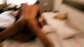 Chubby Indian aunty gets bent over and fucked hard by sneaky thief in lingerie