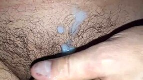 Sweetligthcouple alex jerking off solo with cum release and farting sounds