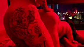 Brunette Crossdresser Kisses And Licks Natural Tits In Young Encounter