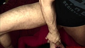 Cum running down my face after intense blowjob and hardcore sex with big cock!