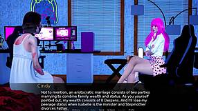 Let's play stepmother's maid part 3 with redhead femdom blowjob and pussy action!