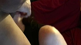 Cum running down my face after intense blowjob and hardcore sex with big cock!
