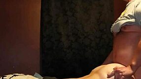 Hey, check out this doggie style action leading to redhead milf cumming