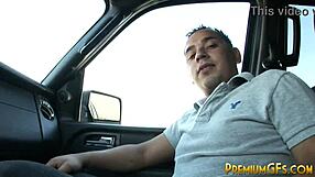 How does Alison Star handle all those cocks in a wild outdoor gangbang with blowjobs and bukkake facials?