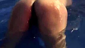 Mature Latina from the Dominican Republic enjoys the Caribbean pool and wishes for company there.