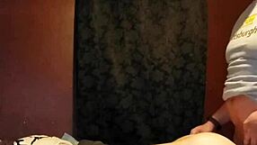 Hey, check out this doggie style action leading to redhead milf cumming