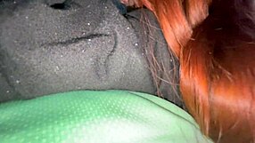 No mask today, just swallowing cum from his palpitating cock?