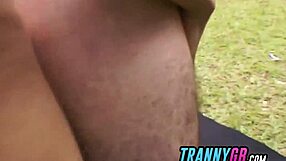 kinky trannies team up to gangbang referee on soccer field