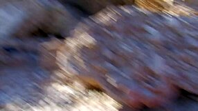 Oh yeah, this Latina mommy in fishnets rides my big cock hard on the beach with deepthroat action