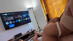 This girl comes to get all my cum out