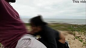 I can't believe we had anal at the beach with those sneaky voyeurs watching my big ass get creampied