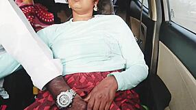 Desi Beauty Engages In Steamy Car Sex With Telugu Dirty Talk And Tight Pussy Action