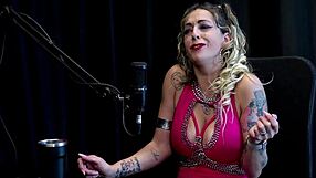 WHAT A CRAZY STORY! Client Bank Robber Loves Gang Bang Fetish - Julia Fontanelli on Sheer Red