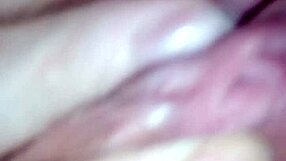 My Pussy Alone with Wet Juicy Details in Close-Up Shaved Action