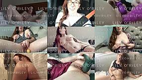 Chubby Babe Humps Pillow On Floor In Denim Shorts For Solo Orgasm