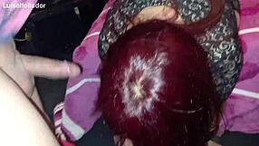 una rica mamada de mi cuñada con ese big cock en el bedroom 😏