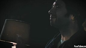 Blonde milf stepmom celebrates good news