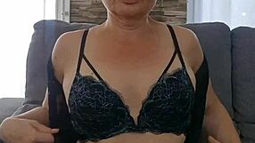 Subtle Lingerie Tease from Mature Milf in Panties Hints at Her Sexy Amateur Ass and Slut Vibes
