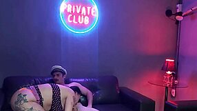 pov tale unfolds as capit�o pi�a and dinnigata dive into big tits blowjob and creampie on the swing house sofa