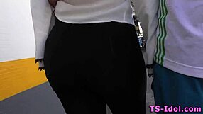 i love when tgirl babe shoots her load