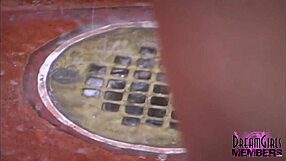 Petite Brunette College Coed Strips Nude For Hot Shower Interview!