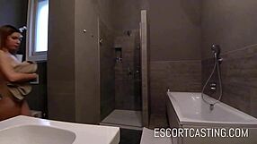 Overwhelmed by Emotions as Cute Law Student Turns Escort and Gets Intense Ass Action from Client