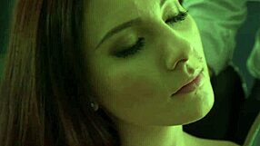 Big Tit Redhead Wife Cheats with Deepthroat Fucking. Gagging Leads to Cum on Tits in Lingerie Scene