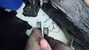 Horny bound chick explores bondage close up in homemade pov reality scene