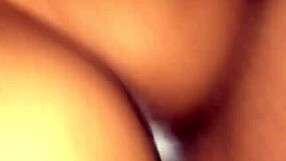 Redbone babe with creamy tight pussy takes rough backshots from big cock