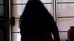 my sister subtly shakes her hips in a teasing twerk-like motion that hints at more