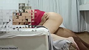 Vizinha Gostosa Pretends Innocence With Big Ass And Natural Tits In Bareback Action