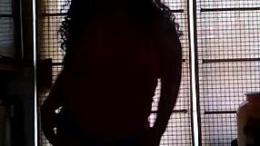 my sister subtly shakes her hips in a teasing twerk-like motion that hints at more