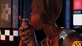 Toy Freddy explores anal assfucking with blowjob facial and handjob in lesbian licking sex using toys