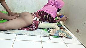 Viral college girl in hijab gets bent over for doggystyle fucking in dorm room. Her natural tits bounce during intense arab wife session.