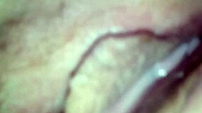 My Pussy Alone with Wet Juicy Details in Close-Up Shaved Action